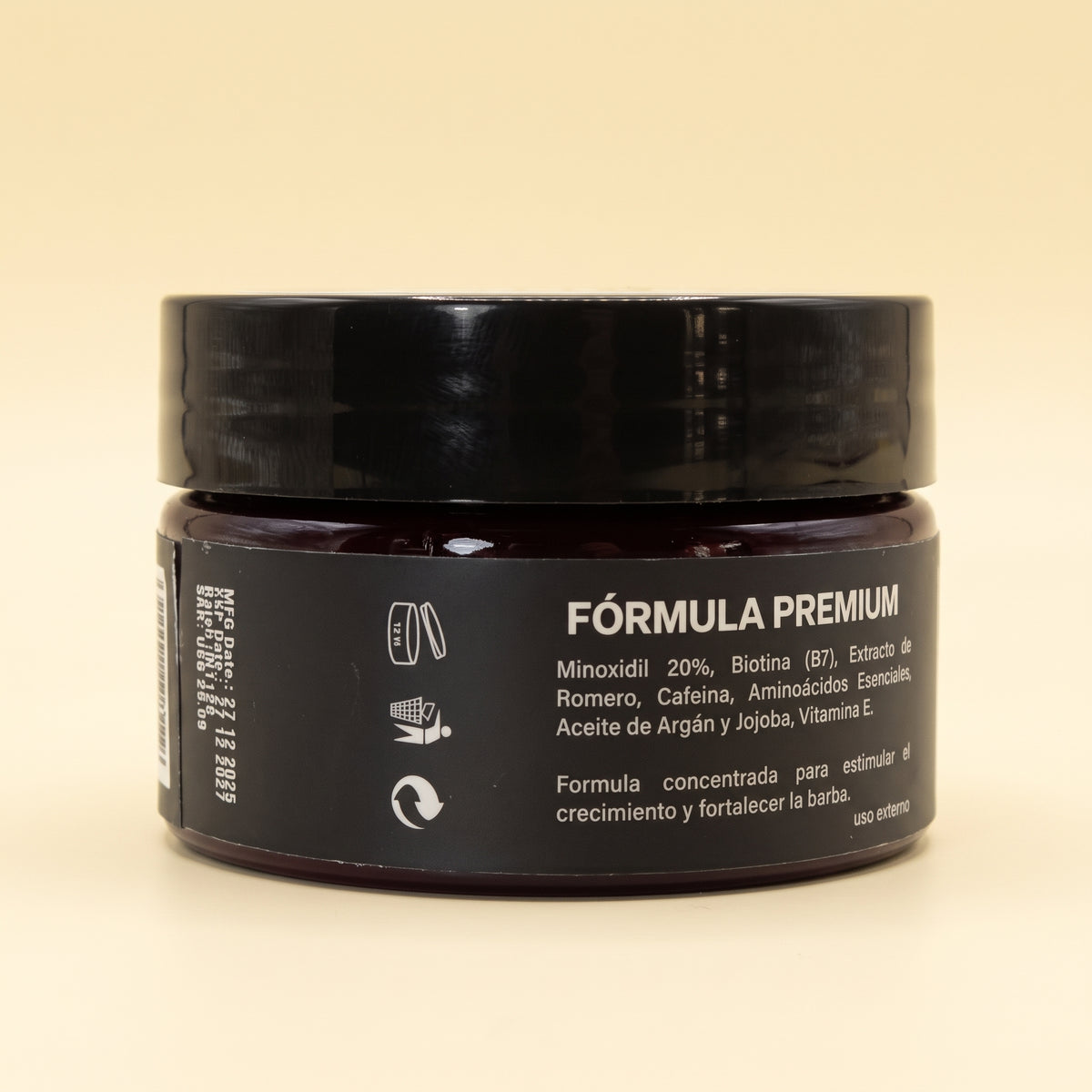 APOLO Minoxidil 20% Estimulante de barba para zonas ralas